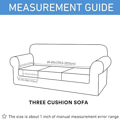 Miniatura 6 de hyha Fundas de cojín impermeables para sofá, fundas de sofá mágicas lavables, fundas elásticas para cojines de asiento de sofá, fundas impermeables