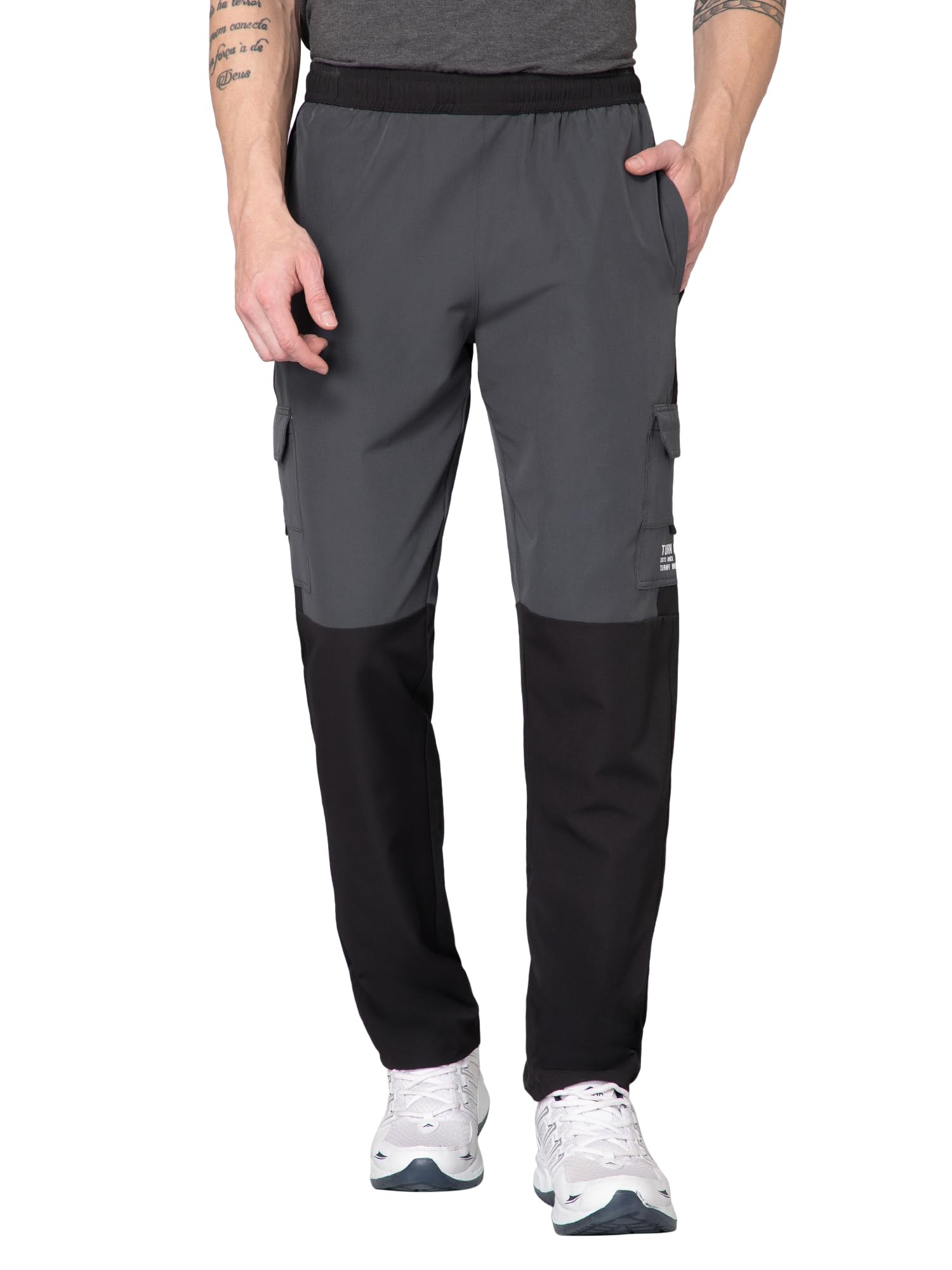 turnfit Cargo Trackpants for Men || Lowers for Men & Boys || Casual Wear Track Pants for Men || Activewear Regular Fit Track Pants-picture-31