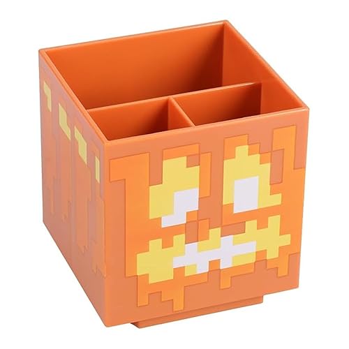 Miniatura 6 de Paladone Minecraft Desktop Organizer, 4 Modular Blocks, Customizable Stationery Holder for Pencils Pens & Markers, Minecraft Gamer Decor, Desk