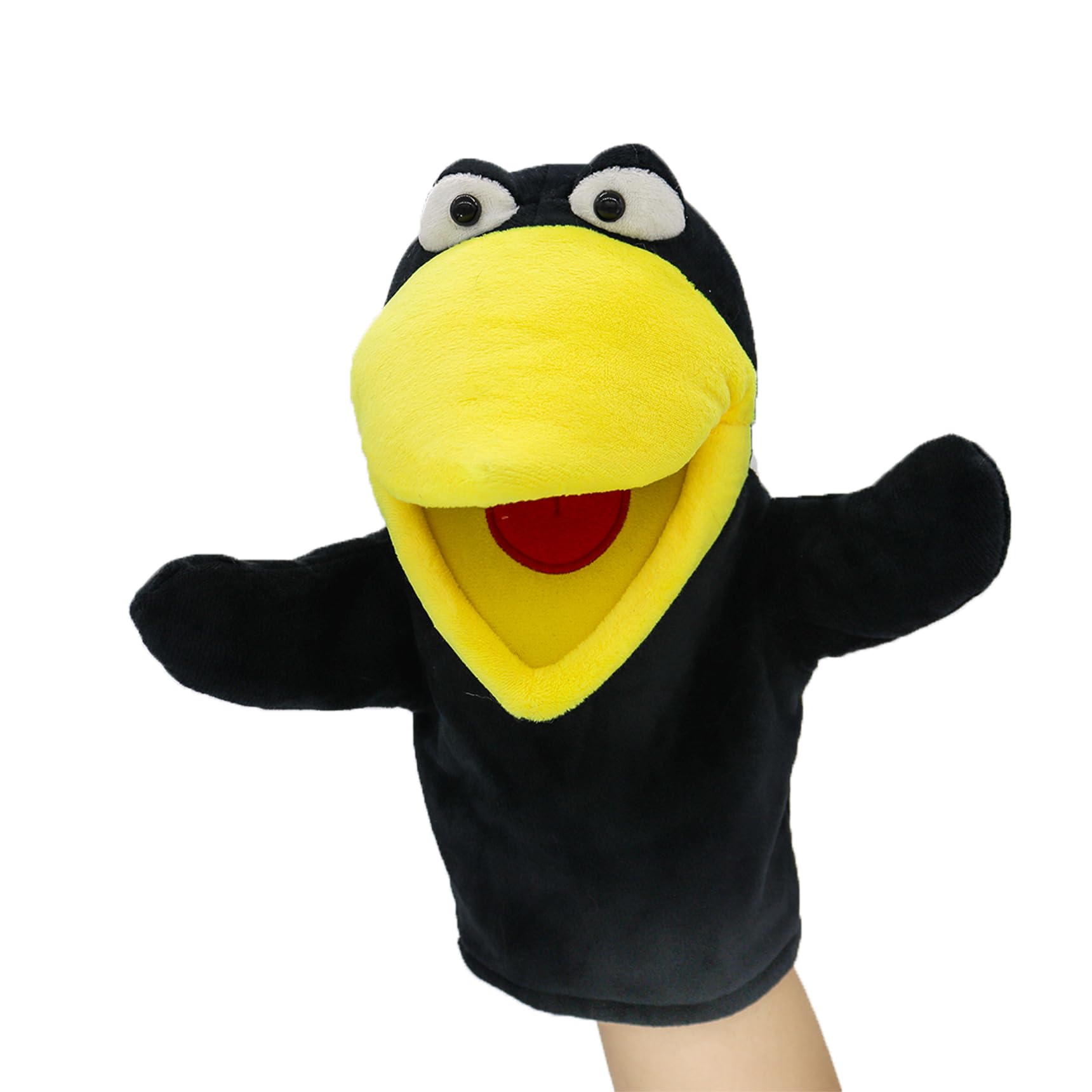 Burattino Di Peluche Dinosauro Dalle Piume Colorate Lilizzhoumax – Morbido Giocattolo Interattivo Per Bambini, Regalo Educativo E Per Gioco Di Ruolo - 4