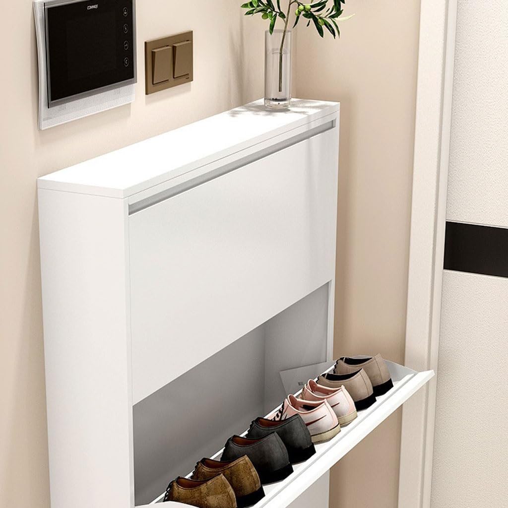 Freestanding Shoe Rack Locker Shoe Cabinet, Home Doorway, Large Capacity, Entrance Cabinet, Simple Modern Storage Cabinet, Shoe Rack Multifunctional Locker(Color:B) (B One Size)