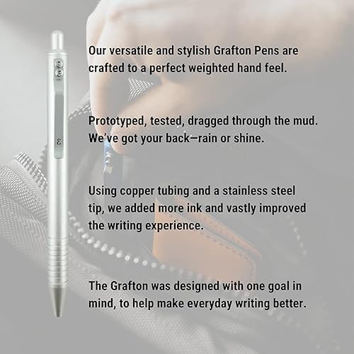 Miniatura 4 de Bolígrafo Everyman Grafton de metal de lujo con tinta de gel de alta calidad, regalo para oficina, negocios, ejecutivo
