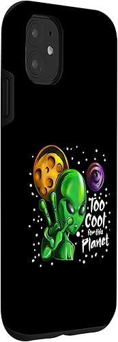Miniatura 9 de iPhone 14 Pro Alien UFO Alien Says Too Cool For This Planet Alien Case