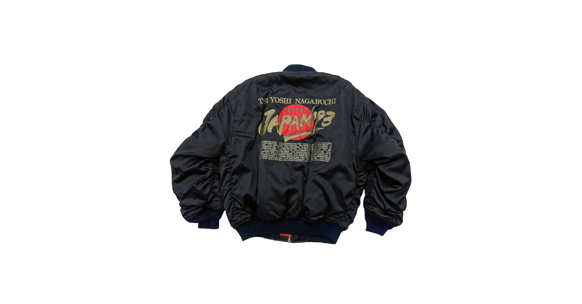 Rock On MA-1ジャケット オリーブ長渕剛 長渕剛 熊本県/大分県中心に相次ぐ地震受け『長渕剛 届け！九州