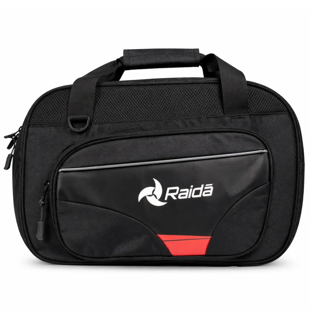 Raida Compass Helmet Bag | Soft Inner Lining | Fits Full Face Helmets | Shoulder Strap Compatible | Durable Travel & Storage Bag-image-12