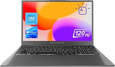 Machenike Machcreator N17A 17.3" Laptop, 17.3" FHD 120Hz Display, 4-Cores Intel Processor, 32GB DDR5 RAM, 1TB PCIe SSD, HDMI, Webcam, Backlit Keyboard, SD Card Reader, Wi-Fi, Windows 11 Home, Grey