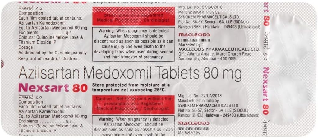 NEXSART-80MG - Strip of 10 Tablets