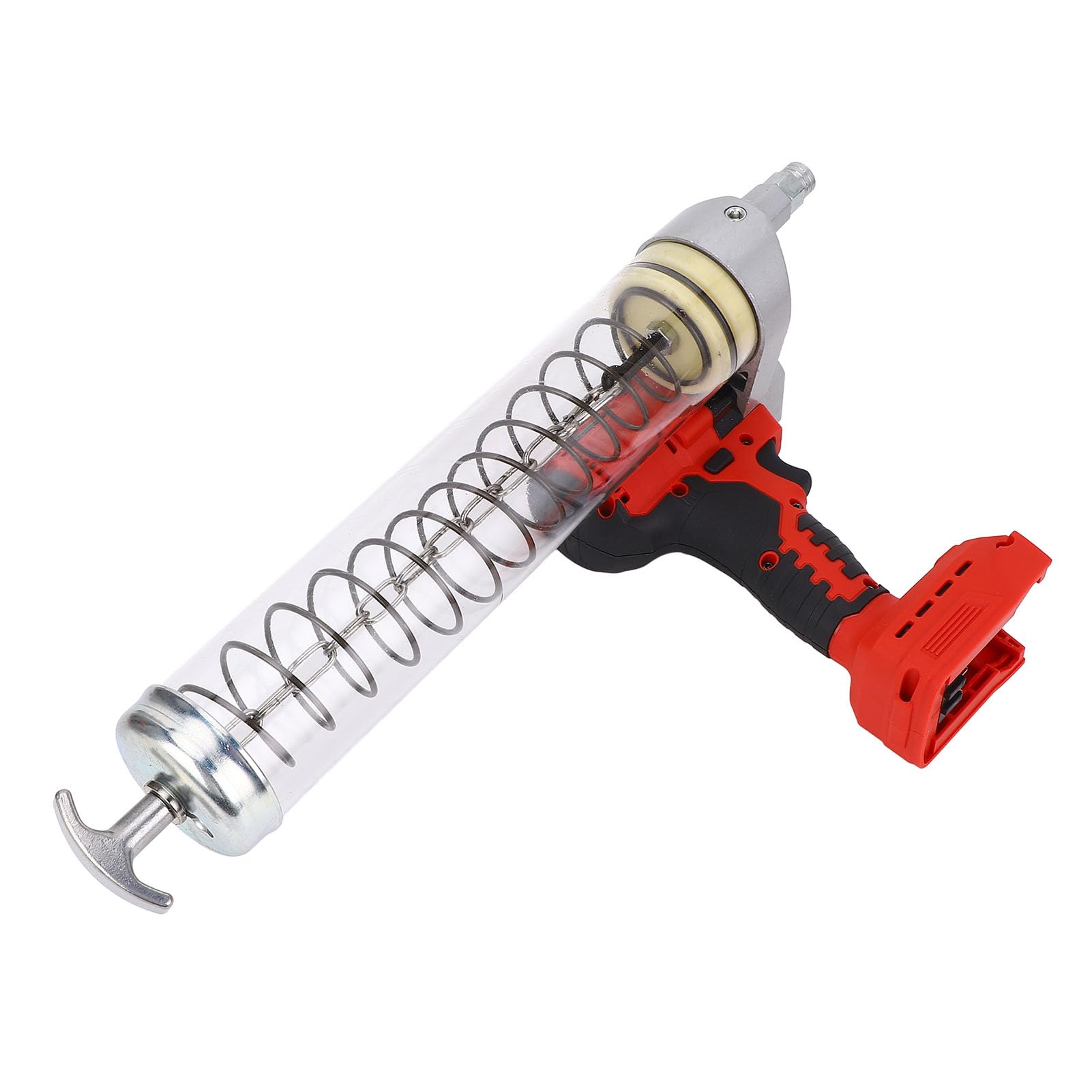 Yctze Power Grease - Grasa Inalámbrica de Iones de Litio de 12000 PSI con Motor sin Escobillas, Lubricación Eficiente Liviana y Portátil, Incluye Tubos Flexibles y Duros, Luz LED