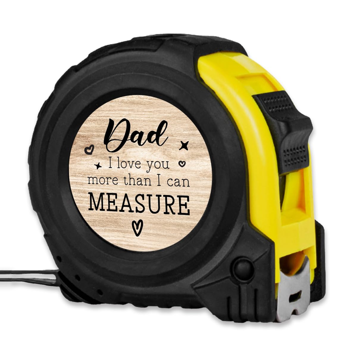 Father Day Tools Gifts Dad Tape Measure Woodworker Carpenter Gifts for Stepfather Papa Father Best Gifts Idea for Daddy Happy Fathers Day Measuring Tape