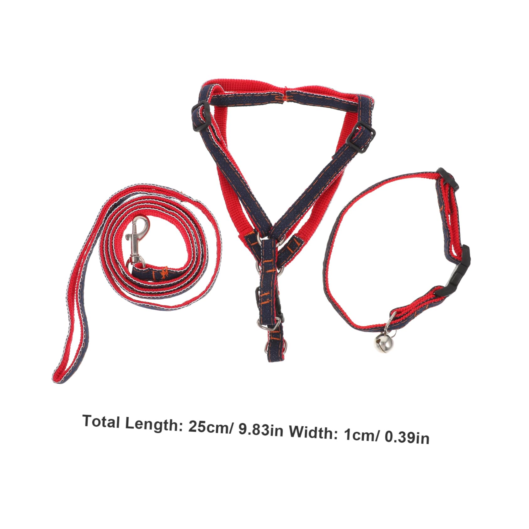 Yardwe Alloy Buckle Dog Lifting Harness Pet Hauling Cable Cat Harness String for Pets