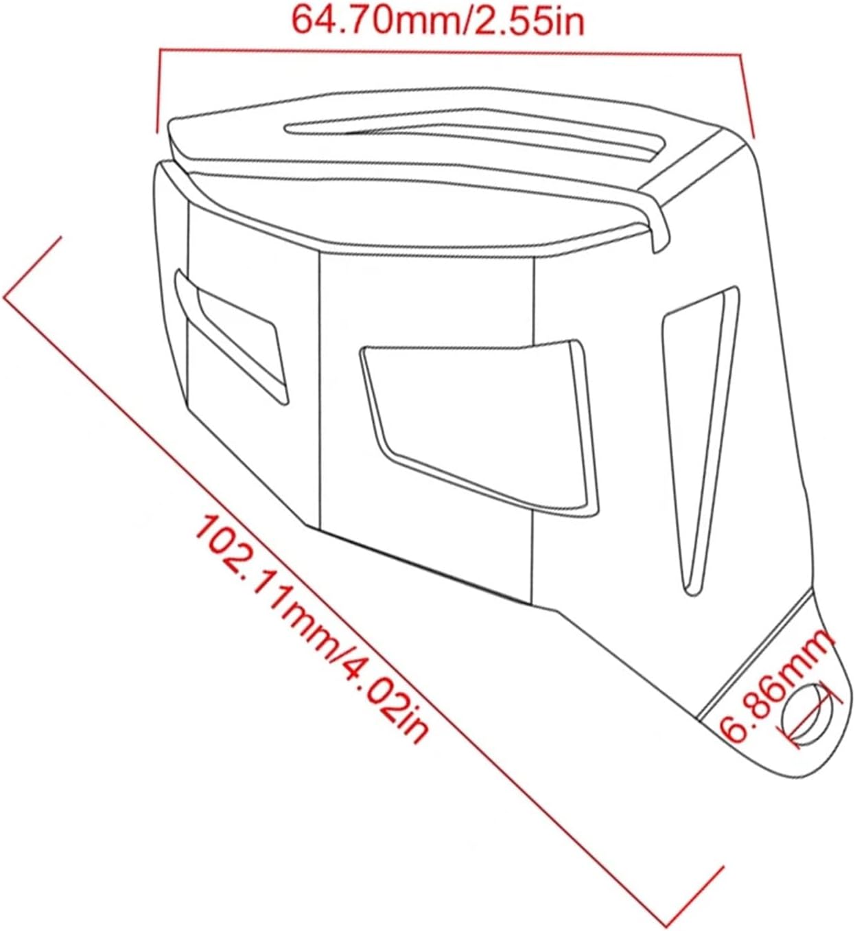 Motorcycle Rear Brake Fluid Guard for R1200 R1250 GS LC GS1250 1200 GSA 2018-2023 R1200GS R1250GS for Adventure Rear Brake Oil Reservoir Cover Guard Protector