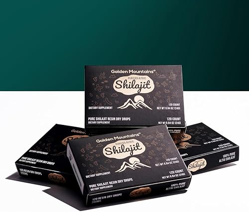 Miniatura 9 de Gotas secas Shilajit Pure de alta calidad Altai Golden Mountains - 60 unidades (200 mg) Auténtico certificado de seguridad y calidad - Ácido fúlvico