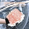 2PCS Car Wash Mitt, 118 Cyclone Microfiber Cleaning Mitt for Cars, Scratch-Free & Lint-Free, Double Sided Automotive Washing Gloves, Universal Auto Cleaning Supplies (Tangerine+White)
