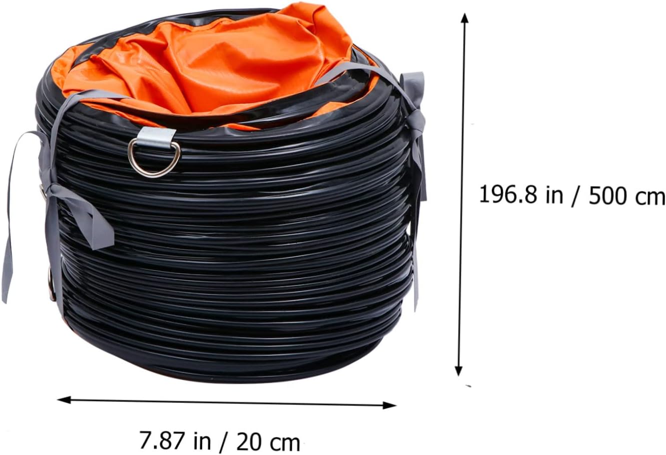 Flexible PVC Exhaust Ventilation Hose Waterproof and Adaptable High Temperature Resistant Suitable for Utility Blower Fans 1 Piece