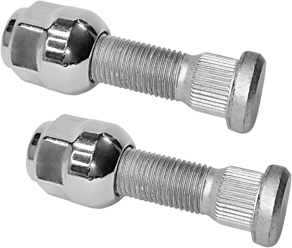 M14x1.50 Chrome Wheel Lug Stud Nut Set Compatible with 2009-2021 Honda Acura Odyssey MDX Passport Pilot Ridgeline RLX TL ZDX, Replaces 90304TK4A01 611-327 (4PCS)