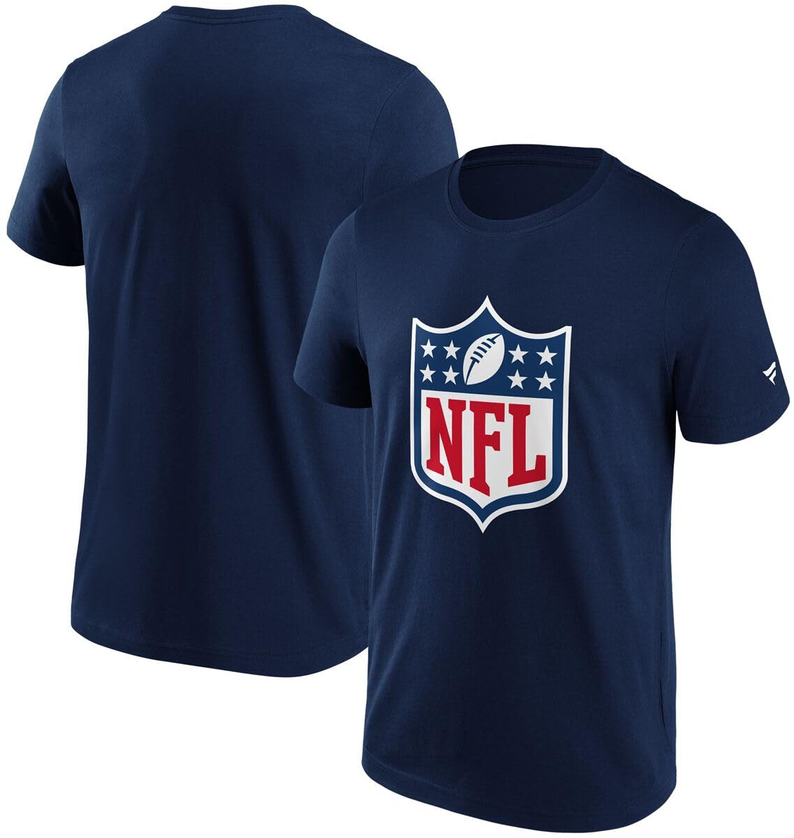 Fanatics Unisex Blue - Nfl Shield Primary Logo Graphic T-Shirt Colour Xxl