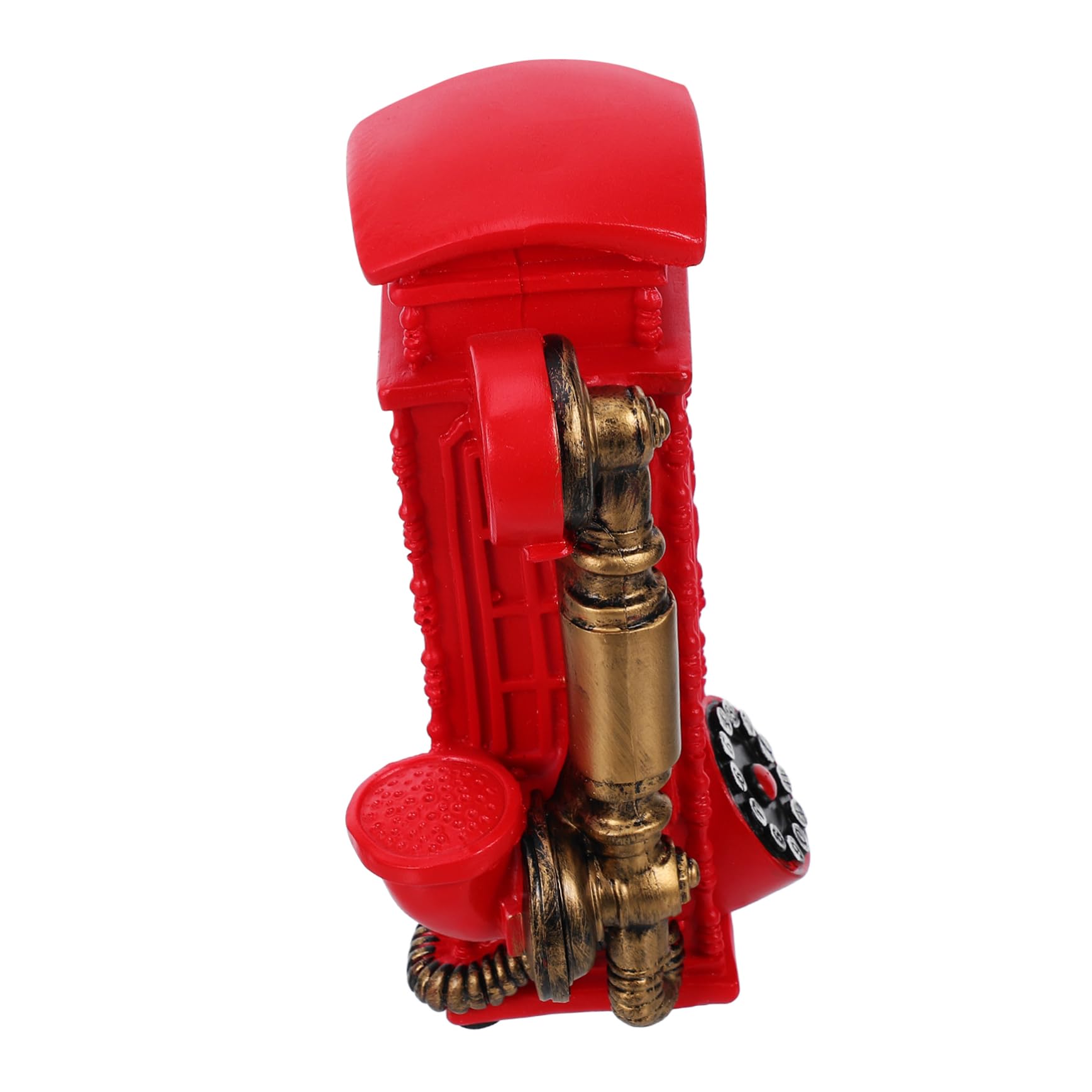 FUNOMOCYA Rotary Dial Phone Model for Home Decor Antique Ornament for Classic Display Offices Hotels and Galleries