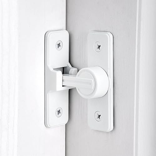 Pestillos de puerta de granero de 90 grados, cerraduras de puerta corrediza pesada, cerradura de puerta corredera de seguridad para puertas