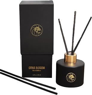 MGM Grand Reed Diffuser - Luxury Hotel Fragrance - Bathroom Freshener - Orange, Clove, Rum, Nutmeg - Signature Scent - 4.25 oz