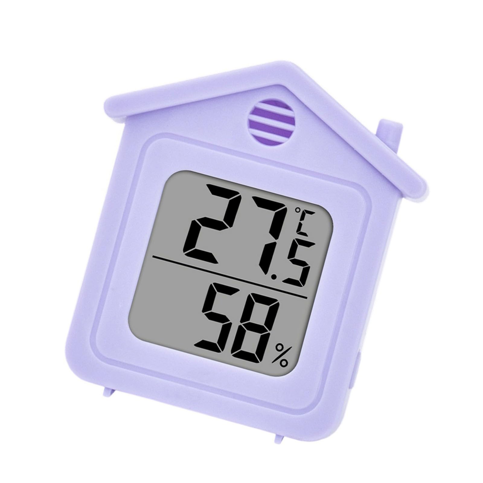 Temperature Humidity Monitor with Large LCD Display for Home Indoor Environment Housing Easy Placement Indoor Humidity Temperature Monitor