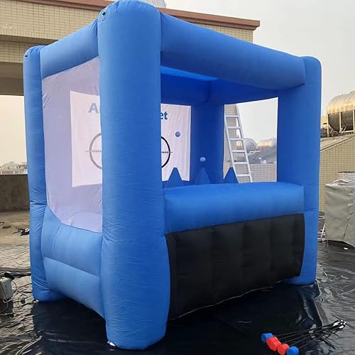 Miniatura 5 de Gama de tiro con arco inflable, bola flotante, tiro con arco, juegos deportivos interactivos  10 pies de largo x 6 pies de ancho x 8.2 pies de alto