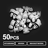 Vista 5 de 20 clips de retención para panel de puerta compatibles con GM Ford Edge GMC Envoy Chevy Chevrolet Trailblazer Suburban Lincoln 15076791