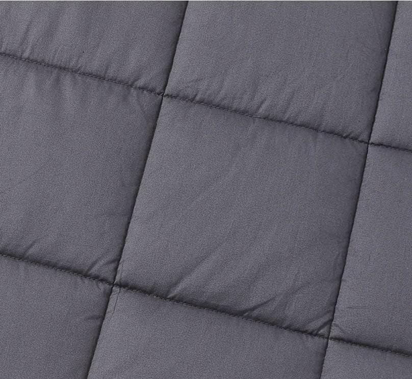 Miniatura 4 de Medline Manta con peso para adultos y funda de edredón con cuentas de vidrio de primera calidad, la manta mide 15 libras, 48 x 72 pulgadas, para