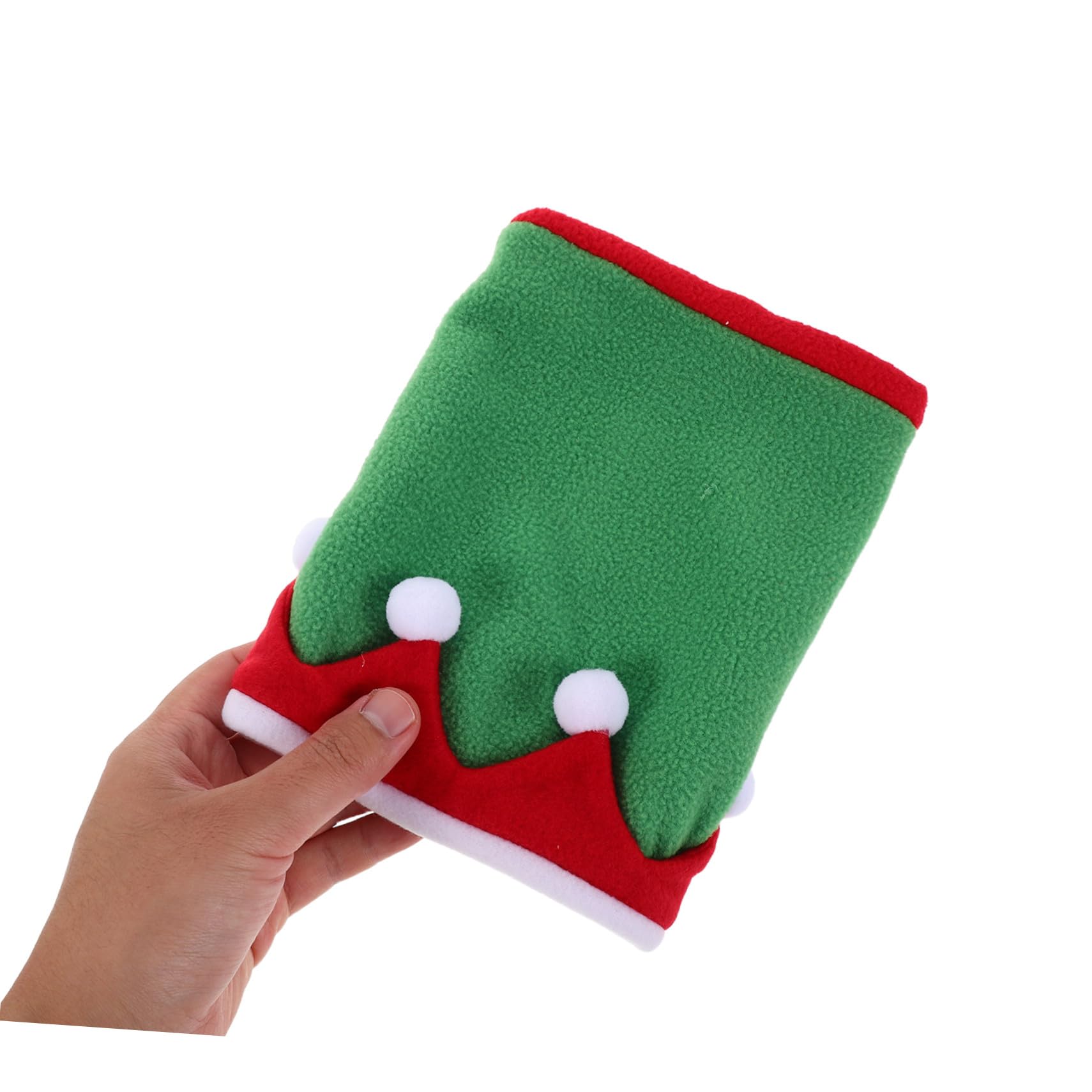 SUPVOX Fasce e Cappello Per Zampe Di Cavallo Natalizie Protezione Per Zampe Di Cavallo Natalizie e Cappello Da Elfo Accessori Per Costumi Natalizi Decorazione Per Feste Di Natale