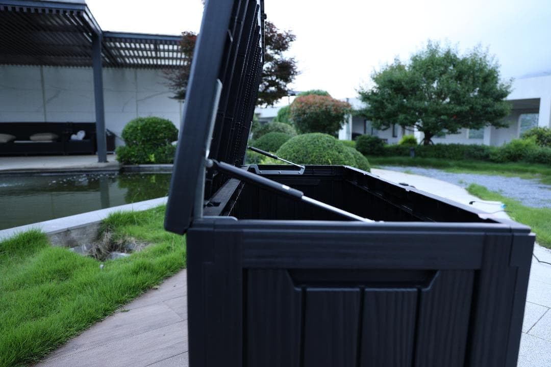 Amazon.co.jp: 【300L 幅117*奥行47*高59cm】戸外収納庫 収納ボックス