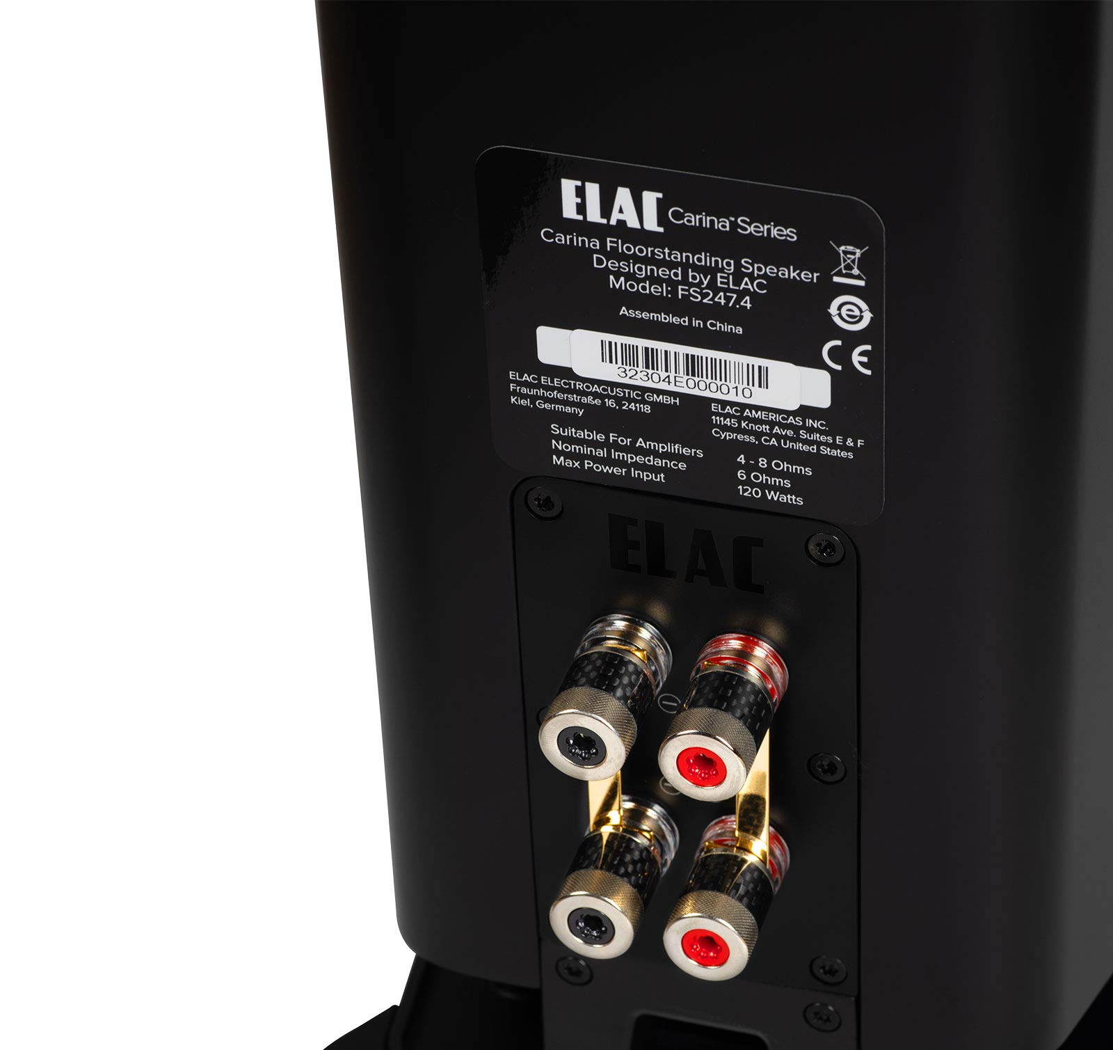 ELAC フロアスタンディングスピーカーFS247SE Amazon.co.jp: ELAC FS247.4-SB Carina プレミアムフロア