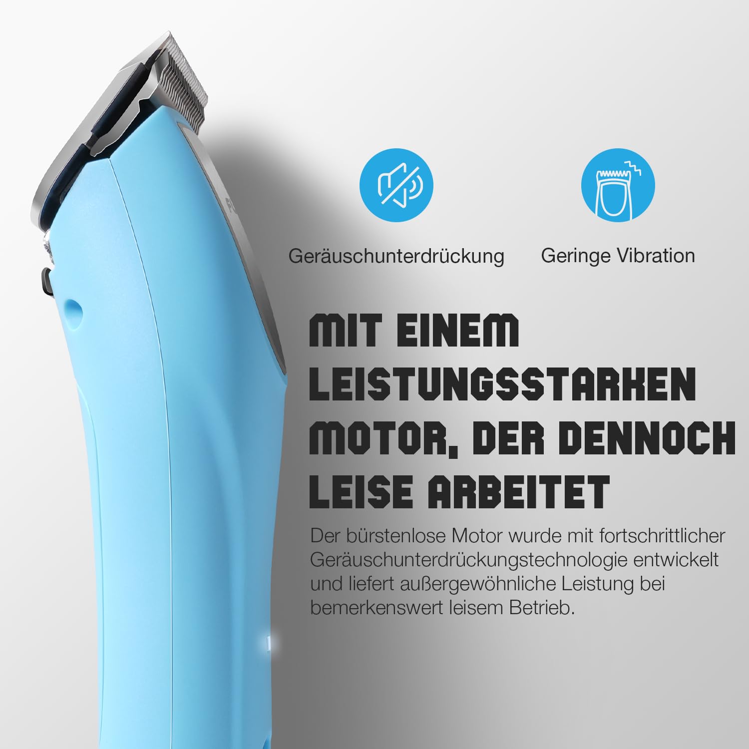 Professionelle Hundeschermaschine profi,2 Geschwindigkeits Schermaschine Ergonomisches Design Hund Katze,Hundetrimmer Hundehaarschneidemaschine für Dickes, Langes und Lockiges Tierhaare Fell