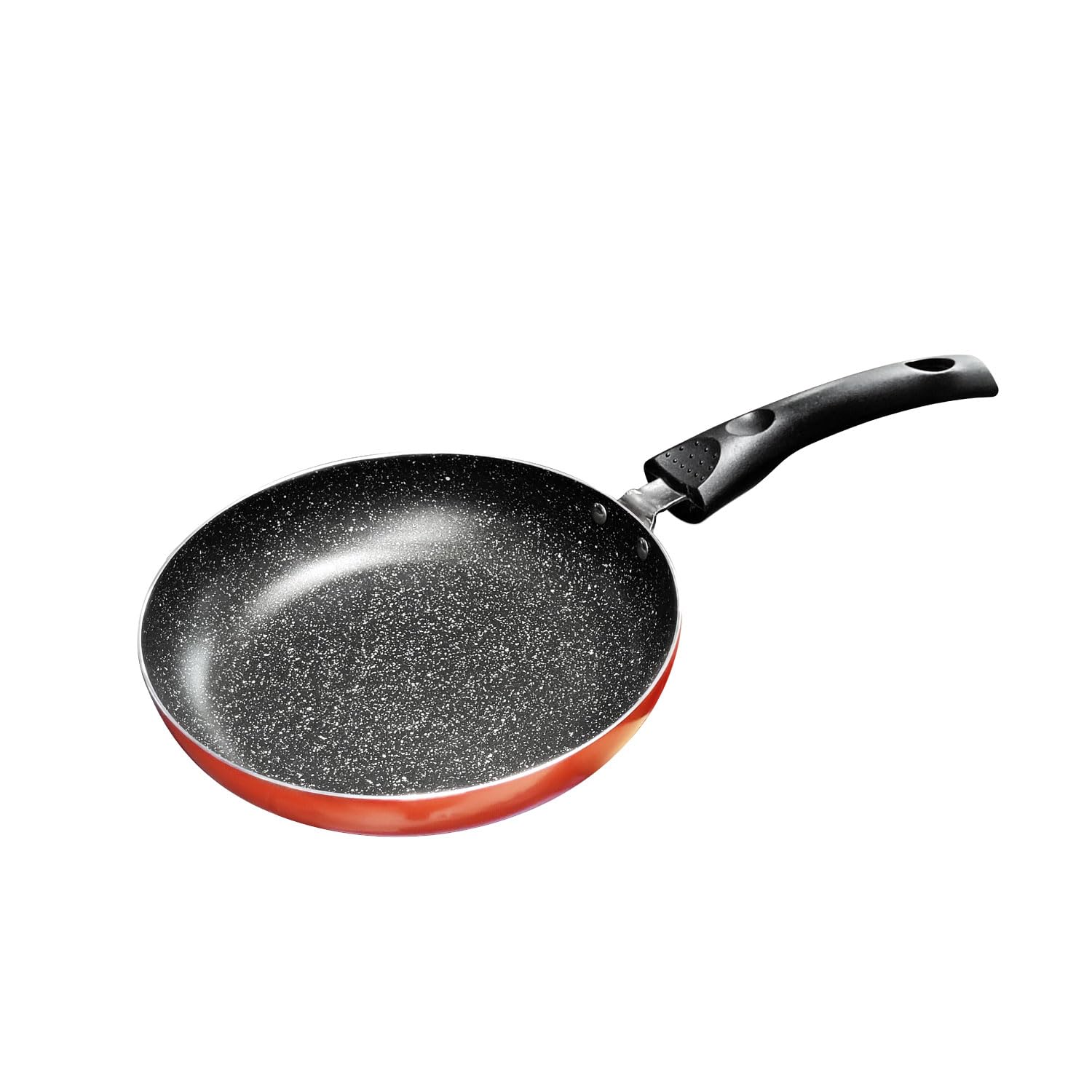 RAJ RK NON STICK RED FRYPAN, RKF016, 16CM, GRANITE COATING PAN, Suitable for Pancake, Omellete, PFOA FREE