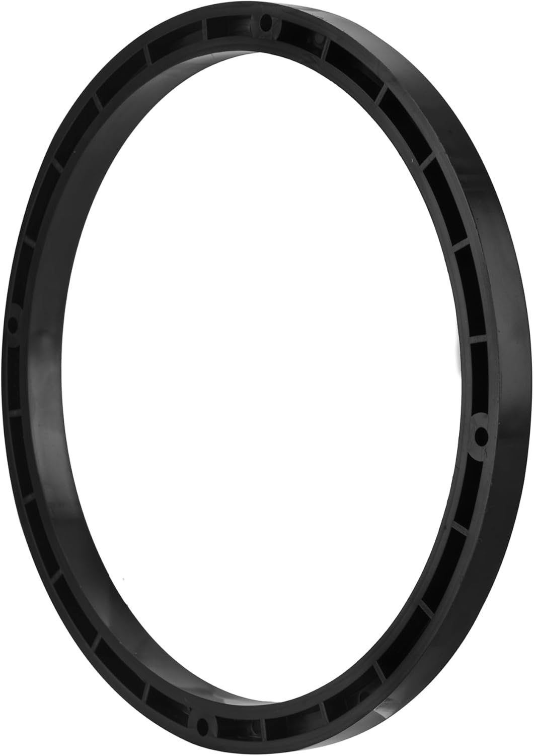 DS18 RY-HDRING8 8" Speaker 1/2" Spacer Rings for Touring Motorcycles – Pair – CNC ABS Plastic – Black – Midrange & Midbass Speaker Mounting Adapter – Fits Saddlebags Models