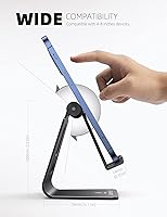 Vista 5 de Lamicall Soporte de teléfono universal ajustable., Negro