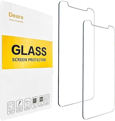 Miniatura 7 de Deara Protector de pantalla de vidrio compatible con iPhone 13Pro Max de 6.7 pulgadas, paquete de 2 protectores de pantalla de vidrio templado