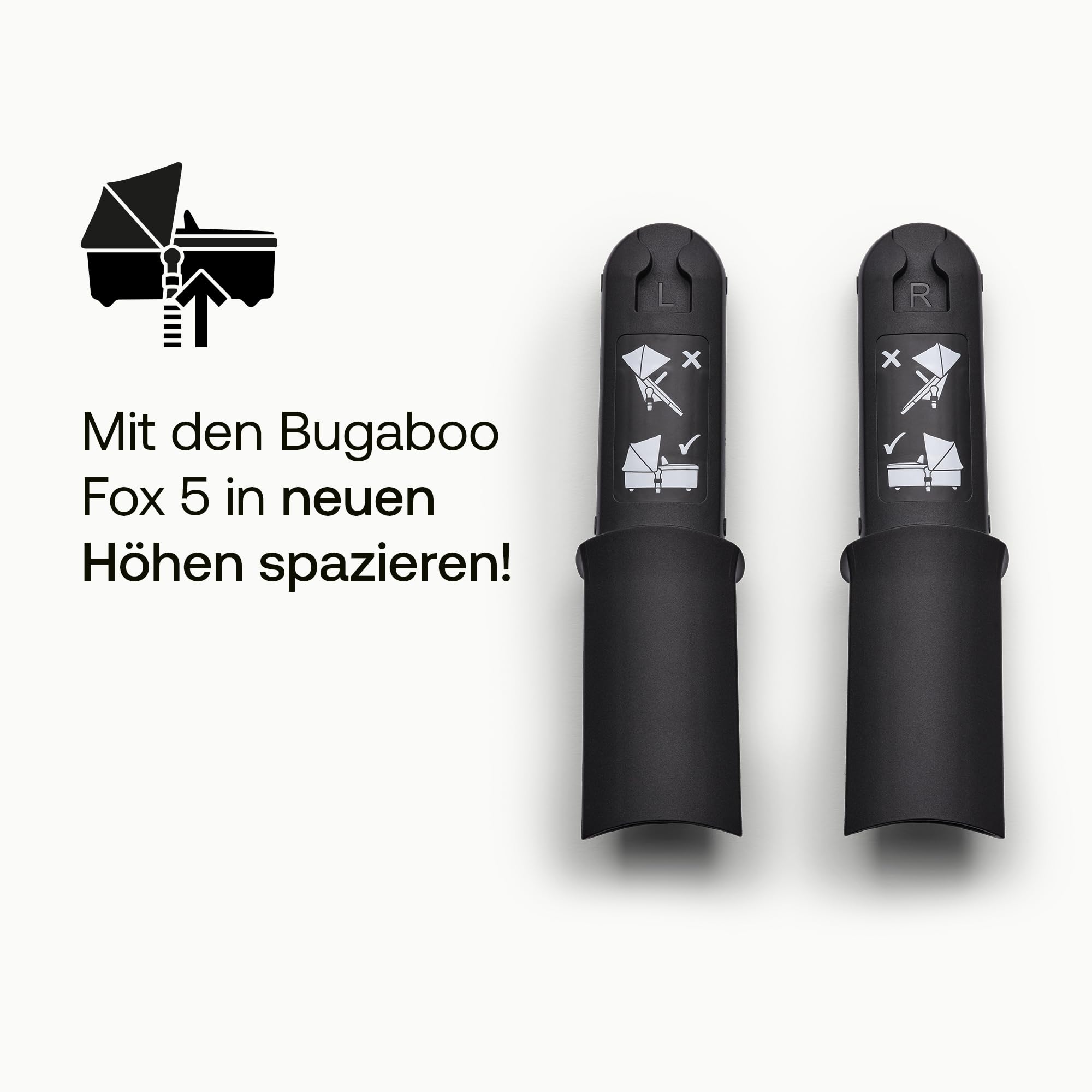 Bugaboo Fox 5 Easy Attach Carrycot Height Adapter