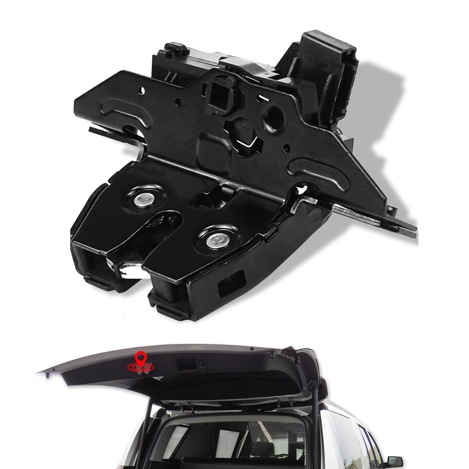 13515944 Rear Tailgate Trunk Latch Actuator Compatible with for Chevy Bolt EV Tahoe Trax Suburban 3500 HD Sonic, GMC Yukon XL, Cadillac Escalade, Buick Encore Replace# 13508110