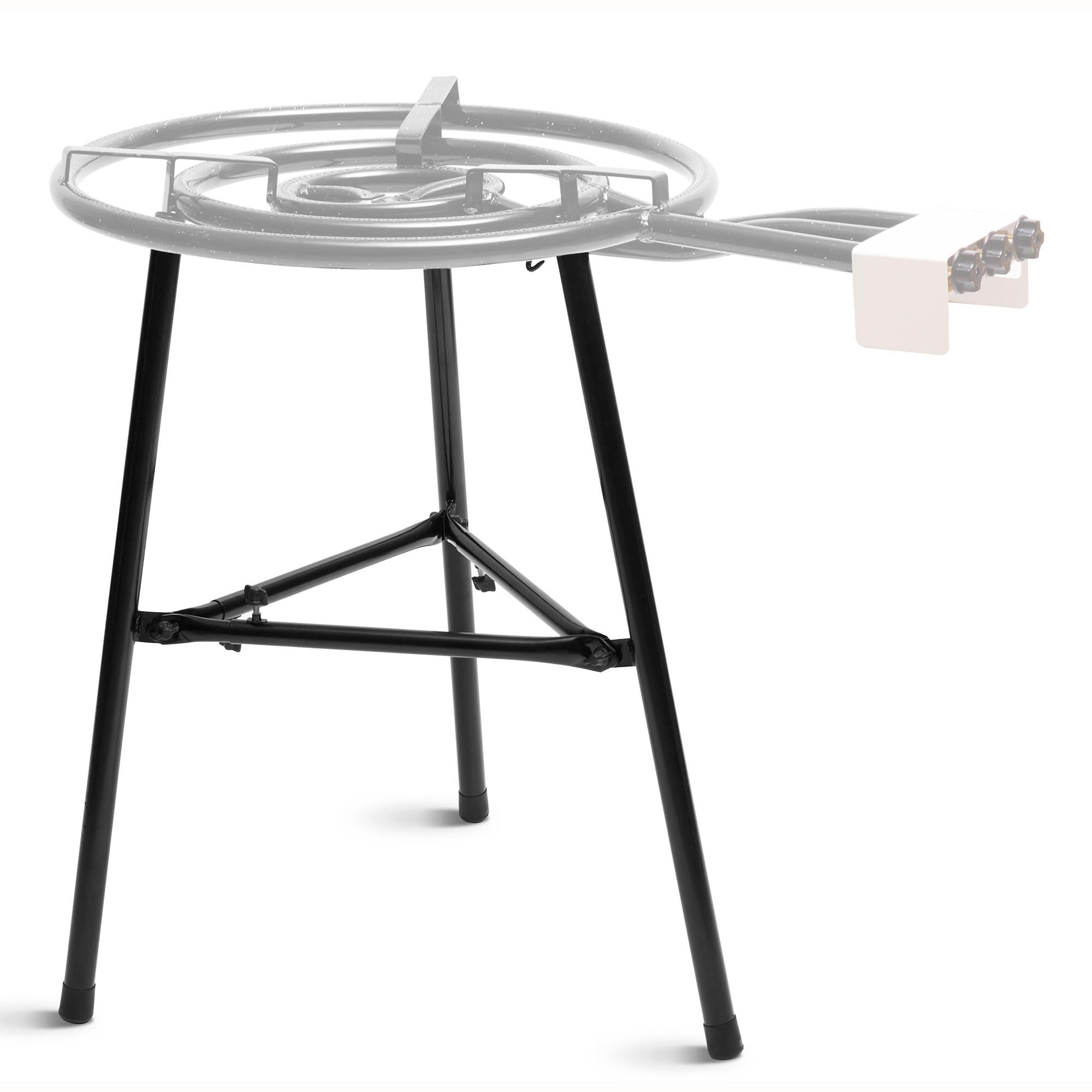 Briebe Support pour Brûleur à Gaz 3 Pieds, Trépied Robuste pour Paella 35-70 cm, Jusqu'à 200 kg