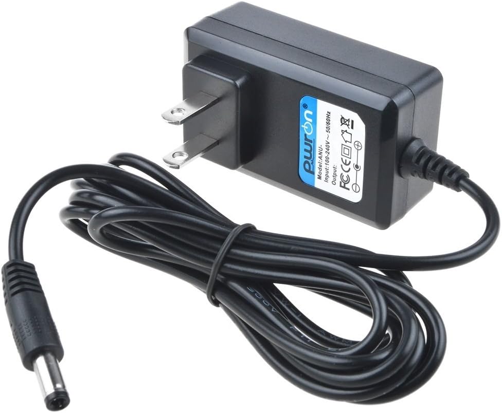 PwrON 6.6 FT Long 9V AC to DC Power Adapter Charger for Argos Venturer PVS3377 PDV880 Dolby Portable DVD Player