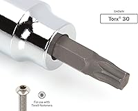 Vista 2 de TEKTON Unidad de 3/8 pulgadas x T15 Torx Bit Socket SHB14215 (paquete de 2)