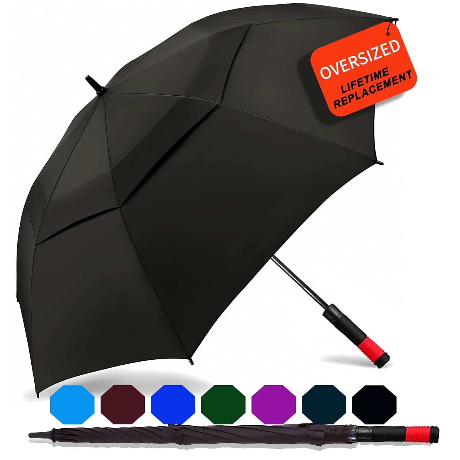 SIEPASA 62/68/72 Inch Large Golf Umbrella