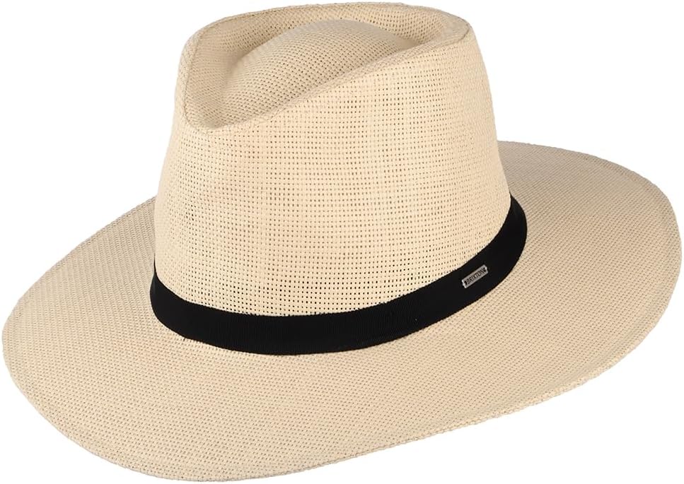 Straw Fedora by BRIXTON HATS