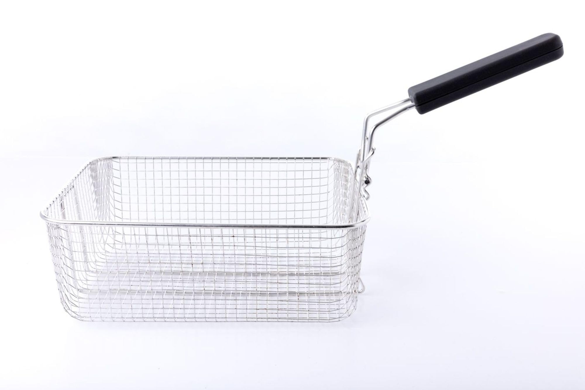 frifri Friteuse Expert 4,5L 3200W - Design Rectangulaire, Couvercle, Technologie Zone Froide, Tête Chauffe Brevetée - Nettoyage Facile - Blanc Métal