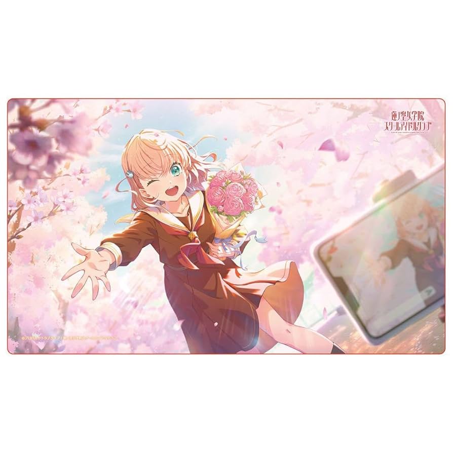 Amazon.co.jp: 日野下花帆 ラバーマット デスクマット プレイ