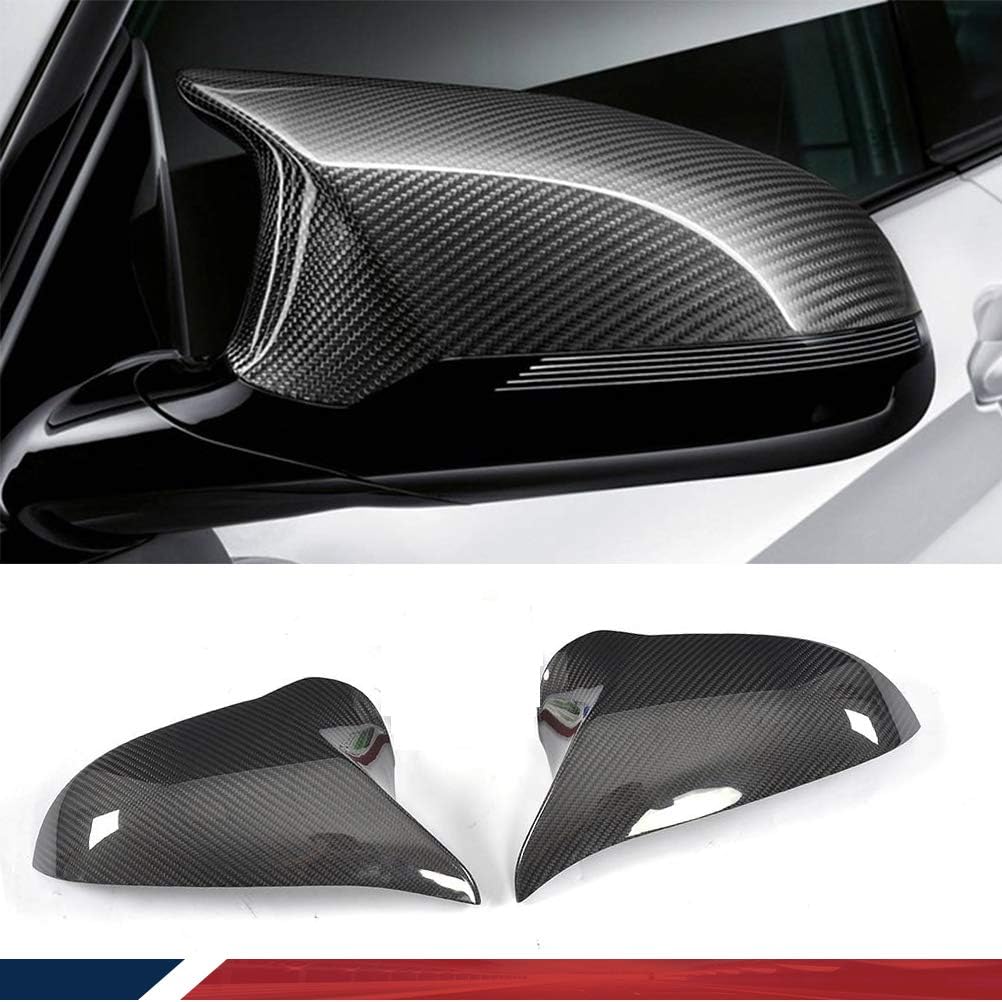Dry Carbon Fiber Car Rear Review Mirror Cover Caps fits for BMW F80 M3 F82 F83 M4 2014-2018 Add On Style(only for right hand driver)