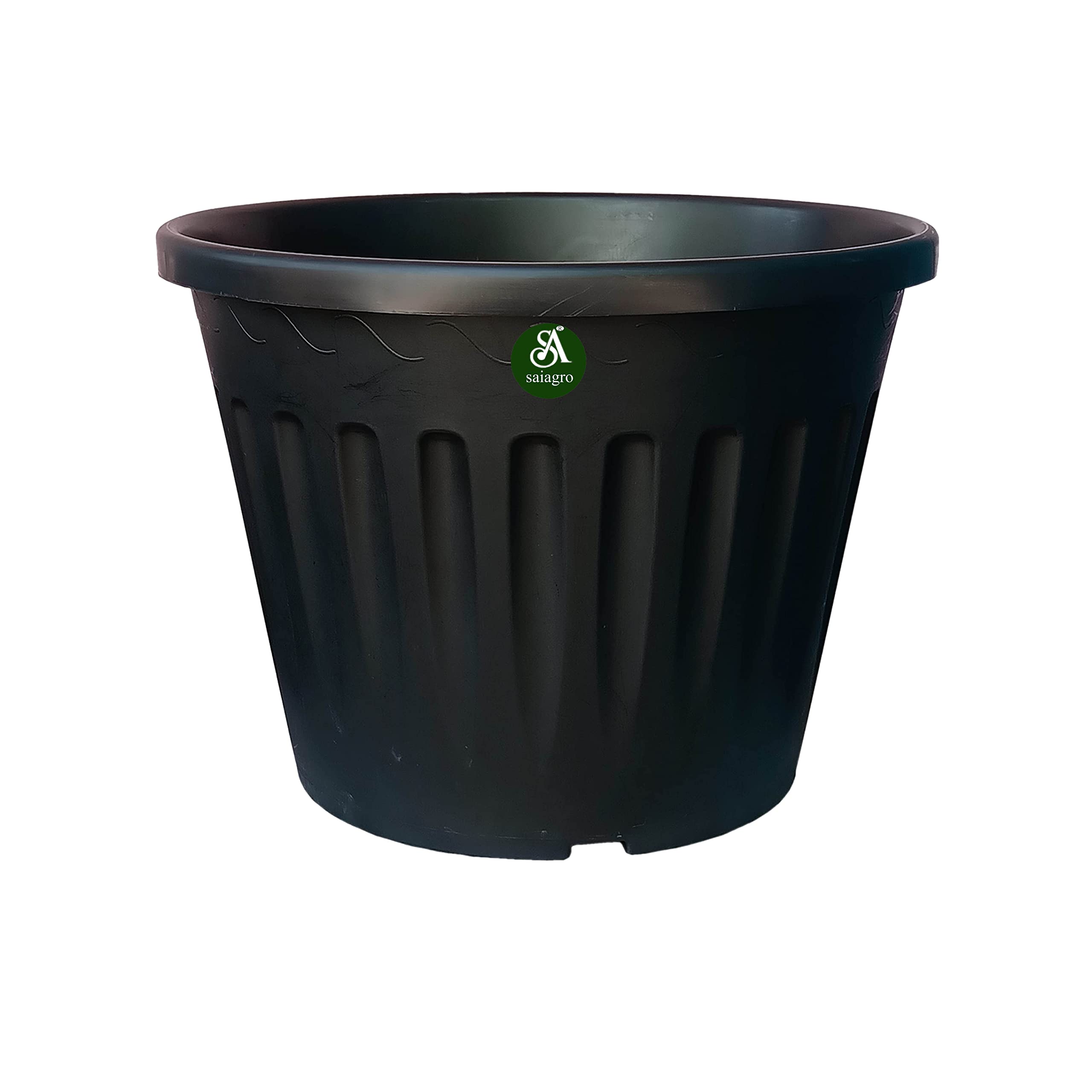 SAI Agro 16 INCH Flower Pot Black Pack of 5 / Indoor and Outdoor USE Pot / 16 INCH Black Planter/Plant Container/PLANTERS Big Size Pot/Tree Plant Pot/ (B0BG5RKL1H) Amazon Price History, Amazon Price Tracker