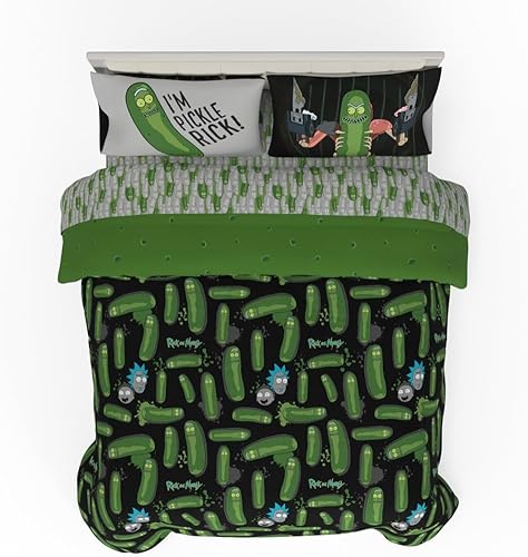 Miniatura 127 de Franco - Juego de ropa de cama coleccionable Nintendo Donkey Kong, 5 piezas, edredón reversible supersuave y juego de sábanas con funda, tamaño Rojo