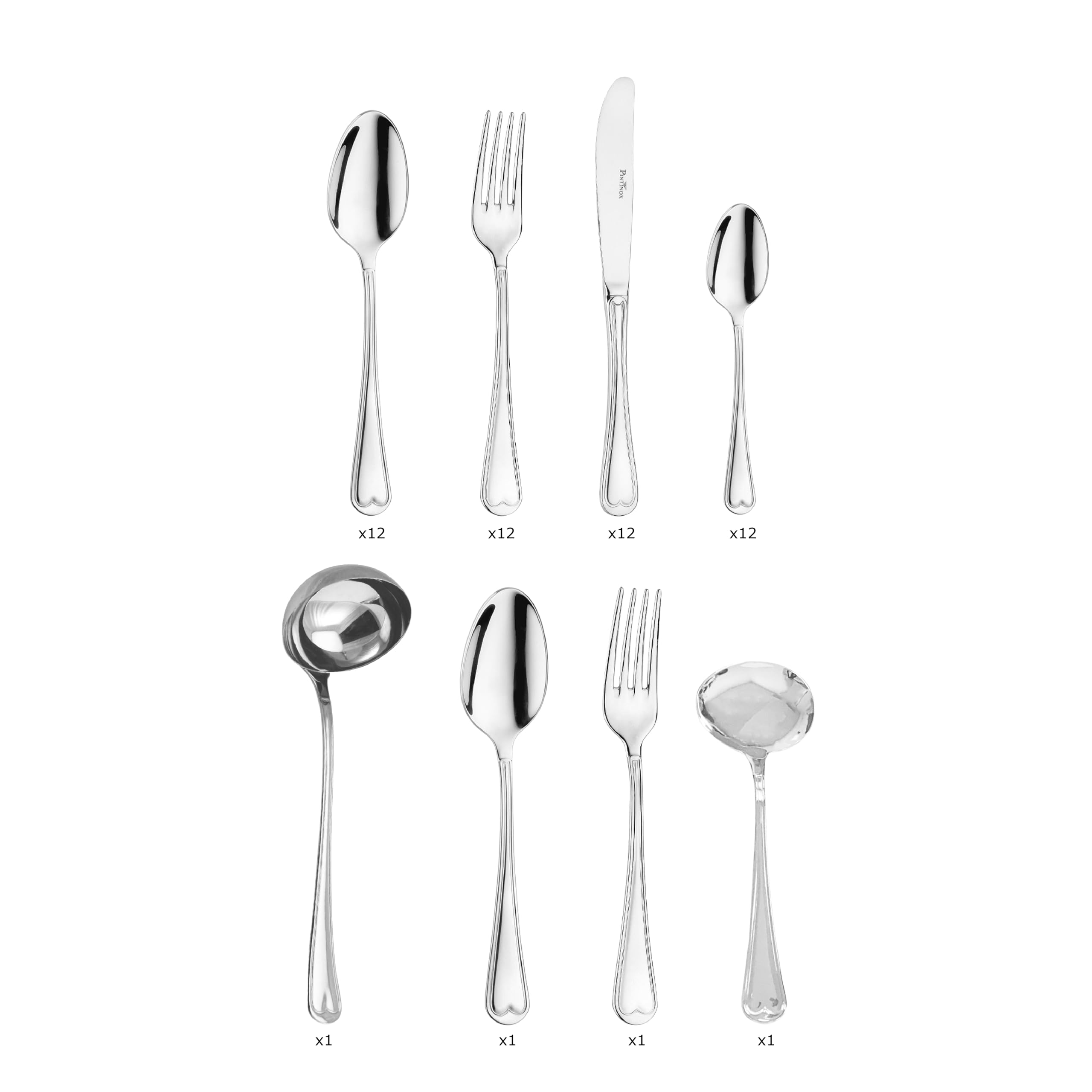 Set 24 Posate Snake In Acciaio Inox 18/10 - Design Italiano | Per Tavola Moderna - Foto 6