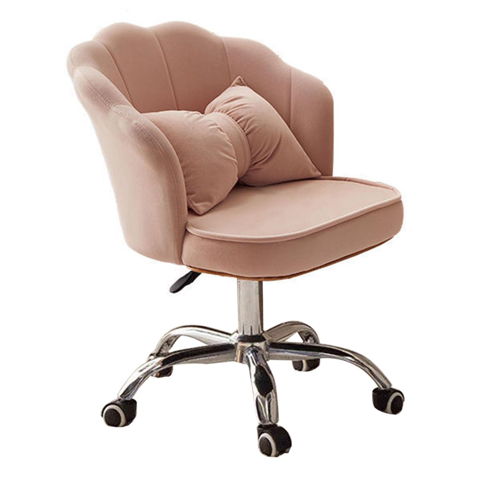 Chaise de salle à manger en tissu haut de gamme à roulettes