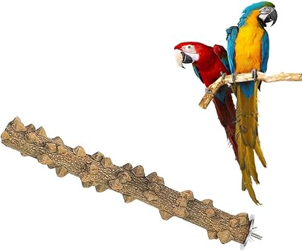 Amazon かじり木 止まり木 天然木 インコ パーチ オウム 噛むおもちゃ ケージスタンド 鳥スタンド 枝 鳥のおもちゃ 鳥用品 簡単にケージに設置 ペット用品 鳥栖 鳥休み場所 ブラウン Barberce 止まり木 通販